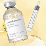 Korean Sbect Facial Skin Care Set for Women Collagen Silk Peptide Ampoule Boosting Cream Serum Retinol Capsule Moisturizing Revitalizing Brighten