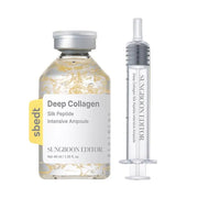 Korean Sbect Facial Skin Care Set for Women Collagen Silk Peptide Ampoule Boosting Cream Serum Retinol Capsule Moisturizing Revitalizing Brighten